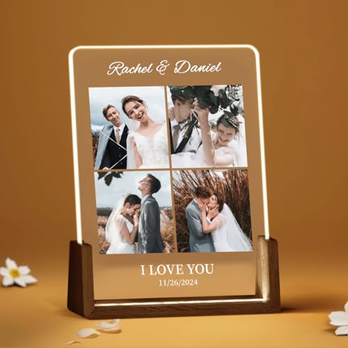 Rainsar Personalisierte Geschenke für Frauen und Männer, Personalisierte Bilderrahmen Acryl Bilderrahmen mit Foto Text,Fotogeschenke Geschenke für Damen Men Weihnachtsgeschenke Neujahr Valentinstag Rainsar Personalisierte Geschenke für Frauen und Männer, Personalisierte Bilderrahmen Acryl Bilderrahmen mit Foto Text,Fotogeschenke Geschenke für Damen Men Weihnachtsgeschenke Neujahr Valentinstag von Rainsar
