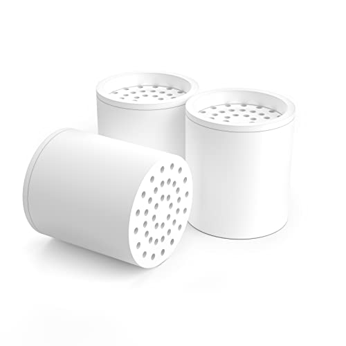 Rainsworth 20-Schichten Filterpatrone für Duschfilter, 3-Pack Ersatzfilterpatrone für Duschkopf Wasserfilter, Kalkfilter Dusche zur Entfernung von Chlor und Fluorid von Rainsworth