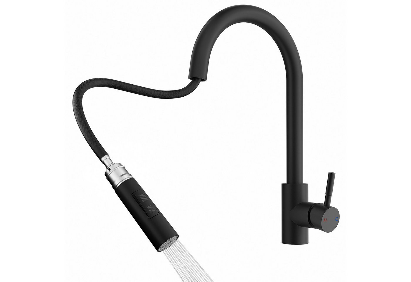 Rainsworth Küchenarmatur mit Brause Ausziehbar Zwei Wasserstrahlarten, 360° Drehung, Edelstahl, Einfache Installation Rainsworth Küchenarmatur mit Brause Ausziehbar Zwei Wasserstrahlarten, 360° Drehung, Edelstahl, Einfache Installation von Rainsworth