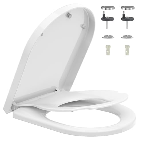 Rainsworth Nano Glaze Toilettensitz Kinder Form D,Urea Formaldehyd Wc Sitz Mit Absenkautomatik,Ergonomisch Gestalteter Antibakterieller Toilettendeckel,Universal Weiße Klodeckel Rainsworth Nano Glaze Toilettensitz Kinder Form D,Urea Formaldehyd Wc Sitz Mit Absenkautomatik,Ergonomisch Gestalteter Antibakterieller Toilettendeckel,Universal Weiße Klodeckel von Rainsworth
