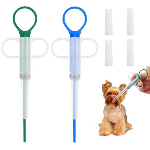 2 Stück Tabletteneingeber Katze, Pet Feeder Pusher Spritze Tablettengeber, Pill Assist Katze Tablettengeber, Tabletten Eingabehilfe Für Katzen, Schluckhilfe Dosierer Kleine Hunde Haustier (Grün,Blau) 2 Stück Tabletteneingeber Katze, Pet Feeder Pusher Spritze Tablettengeber, Pill Assist Katze Tablettengeber, Tabletten Eingabehilfe Für Katzen, Schluckhilfe Dosierer Kleine Hunde Haustier (Grün,Blau) von Rainway