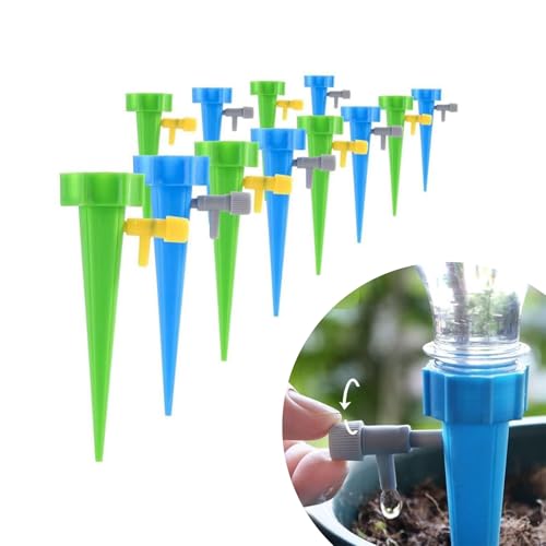 Set mit 20 automatischen Bewässerungen, Tropfbewässerung, automatischer Bewässerungskegel mit Ventilen, Bewässerungssystem, Bewässerungssystem, Pflanzen, Urlaub, Tropfen, für Garten, Haus, Innen- und Set mit 20 automatischen Bewässerungen, Tropfbewässerung, automatischer Bewässerungskegel mit Ventilen, Bewässerungssystem, Bewässerungssystem, Pflanzen, Urlaub, Tropfen, für Garten, Haus, Innen- und von Rainway