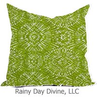 Outdoor Kissen Oder Indoor Custom Cover - Schwarz Grau Taupe Grün Kiwi Limette Weiß Zeitgenössisch Modern Geometrisch Küsten 18x18, 16x16 von RainyDayDivineLLC