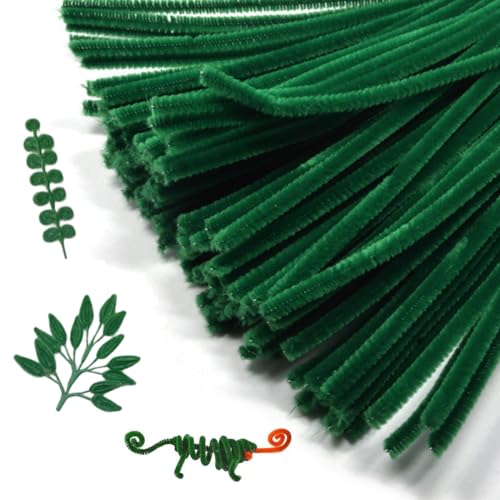200 Stück Chenilledraht, 30cm Pfeifenputzer zum Basteln Grün, Biegbar Pfeifenreiniger Grün,Pipe Cleaner mit Flauschigem Plüsch,Biegeplüsch Basteldraht für DIY Basteln, Dekorieren, Weihnachten 200 Stück Chenilledraht, 30cm Pfeifenputzer zum Basteln Grün, Biegbar Pfeifenreiniger Grün,Pipe Cleaner mit Flauschigem Plüsch,Biegeplüsch Basteldraht für DIY Basteln, Dekorieren, Weihnachten von Rairsky