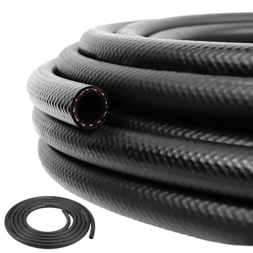3 Meter Benzinschlauch 6mm, Ø 6 mm Innendurchmesser Kraftstoffschlauch Ölschlauch Dieselschlauch,Motorrad Kraftstoffleitung,Motorrad Benzinschlauch Kit für LKW, PKW, Traktoren oder Kleine Motoren von Rairsky