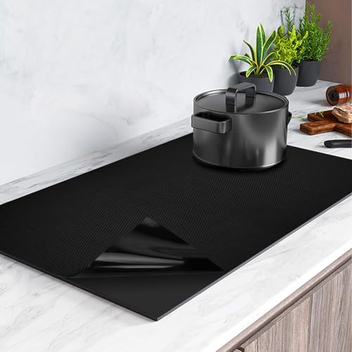 52cm*61cm Große Induktion Schutzmatte, Silikon Induktionskochfeld Schutzmatte, Induktionsschutzmatte, Silikonmatte für Induktionskochfeld, Multifunktional Abdeckung Induktionskochfeld Schutzmatte von Rairsky