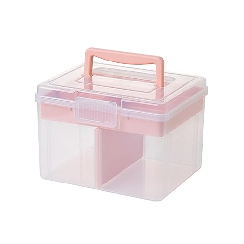 Clear Craft Stapelable Storage Box Mit Tablett Kunststoff Mulitpurpose Behälter Zum Speichern Der Organisation Der Organisation Toy Closet Organization Tool Stapelbares Und von Rairu