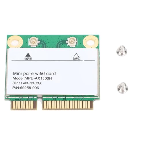 RaiveUg MPE AX1800H Wireless Card RTL8852Be 1800 Mbit/s Dual Band WiFi 6 Bluetooth 5.2 -PCIE -Netzwerkadapter von Raiveug