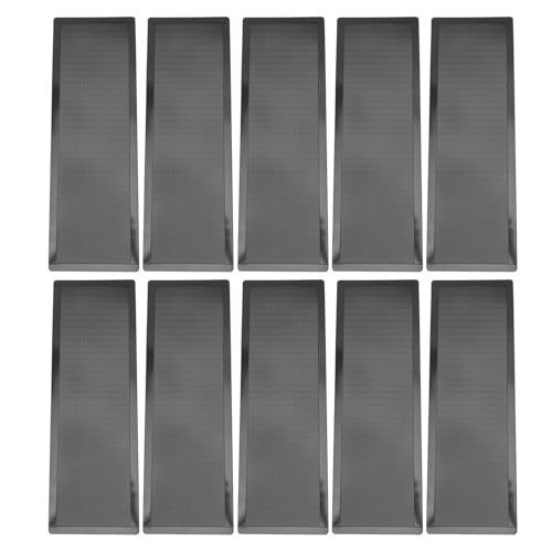 RaiveUg PC -Fall Staubfilter Abdeckung feines Loch PVC Magnetische Computerstaubabdeckung Stromversorgungslüftungsöffnungen Schwarz Schwarz von Raiveug