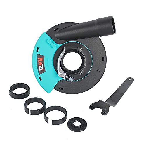 Raizi 125 mm Universal Absaughaube für Winkelschleifer Staubschutz für Handwinkelschleifer von Raizidom