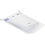 RAJA Luftpolstertasche Kraftpapier, PE (Polyethylen) Folie Weiß Ohne Fenster 180 (B) x 260 (H) mm Abziehstreifen 75 g/m² 100 Stück von RAJA