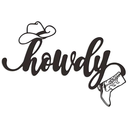 Rajukit Howdy Wandkunst – Umarmen Sie den westlichen Geist mit unserem einzigartigen Cowboyhut und Stiefeldekor – ideal für Zuhause und Büro Rajukit Howdy Wandkunst – Umarmen Sie den westlichen Geist mit unserem einzigartigen Cowboyhut und Stiefeldekor – ideal für Zuhause und Büro von Rajukit