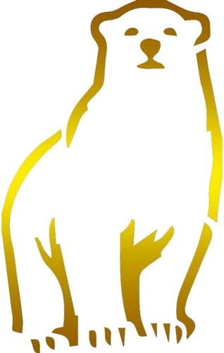 Bär Aufkleber ca.20cm Eisbär Braunbär Grizzly Sticker Decal von Rakelfix
