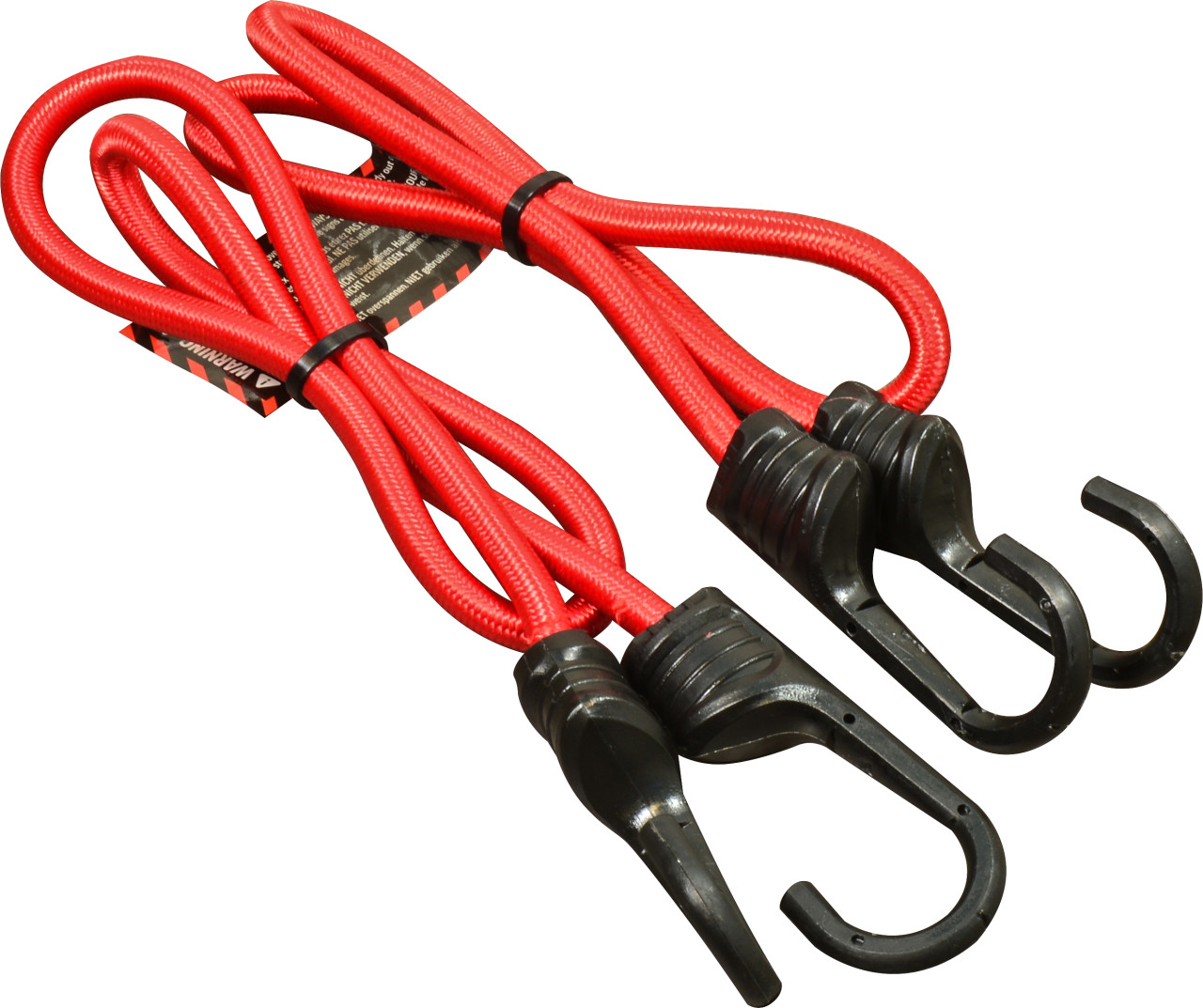 QUICKLOADER® Gummiseil Bungee 8 mm x 80 cm 2 Stück rot von Rakennuskemia