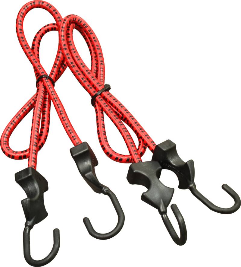 QUICKLOADER® Gummiseil Butterfly Bungee 8 mm x 100 cm 2 Stück rot von Rakennuskemia