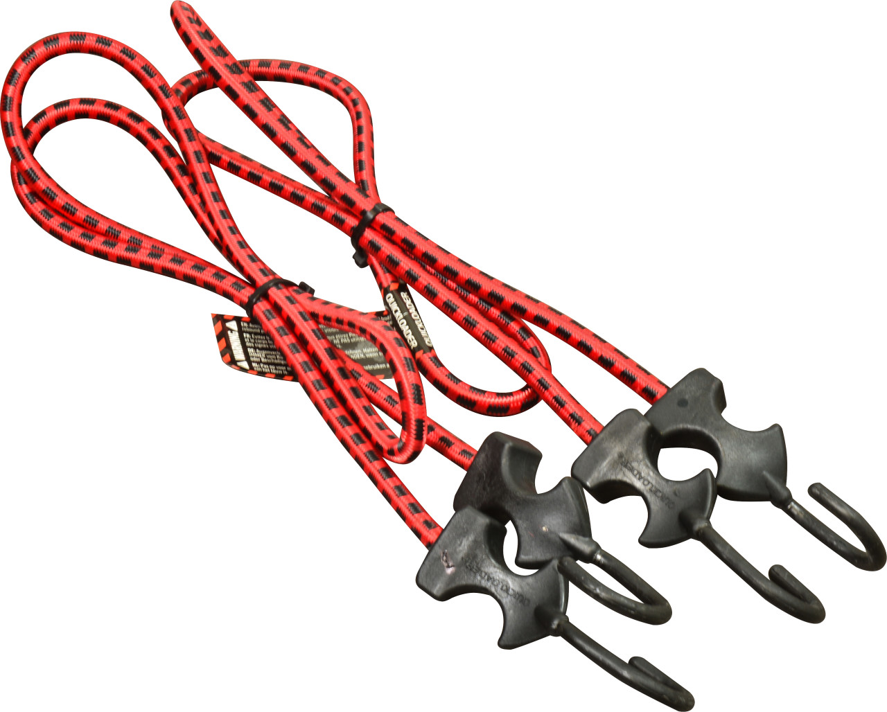 QUICKLOADER® Gummiseil Butterfly Bungee 8 mm x 120 cm 2 Stück rot von Rakennuskemia