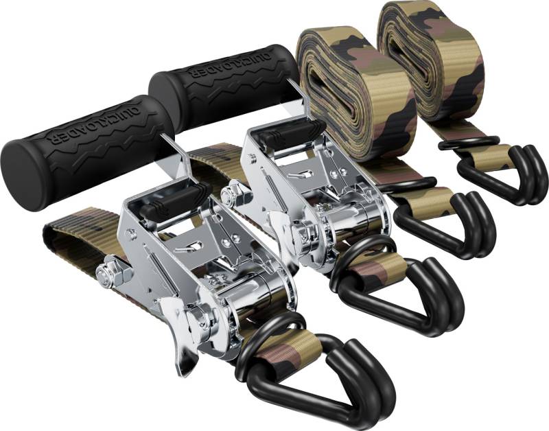 QUICKLOADER® Spanngurt 29 mm x 5 m 2 Stück camouflage von Rakennuskemia
