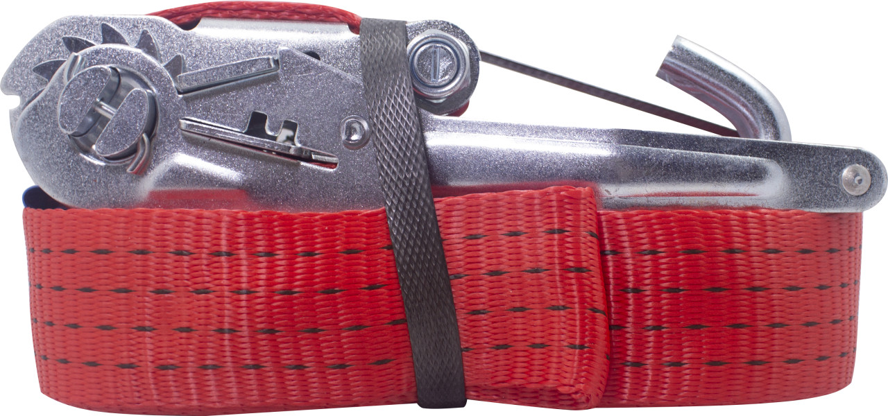 QUICKLOADER® Spanngurt 50 mm x 9 m 1 Stück rot von Rakennuskemia