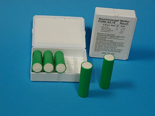 Rauchpatronen Pure AX-18 weiß 5 Stück Rauchpatronen Pure AX-18 weiß 5 Stück von KLIMA