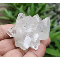 A + Top-Qualität Sehr Schöne Natürliche Weißer Apophyllit Multi-Spitzen-Kristall Bezaubernde Qualität Specimen Von Weißen von RakhamaExportsIN