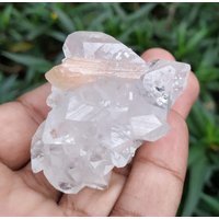 Apo Mit Stilbit Einfach Atemberaubende Qualität Sehr Schöne Natürliche Weiße Apophylite Kristall Cluster von RakhamaExportsIN