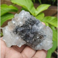 Black Natural Super Dual White-Black Apophyllite Raw Class Specimen Cluster Apophylite Im Großhandel Enchanting Mineral Energetic von RakhamaExportsIN