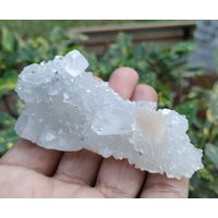 Druisy Apophyllit Mit Stilbite Super Enchanting Quality Specimen Crystal Zum Basispreis Für Direkten Käufer von RakhamaExportsIN