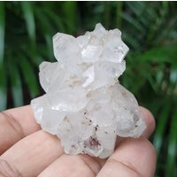 Einzigartiges Natürliches Mehrspitzes Weißes Apophyllite Crystla/Kristall-Qualitätsmuster, Das Auf Calcit Superb-Kristall Im Großhandel Wächst von RakhamaExportsIN