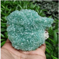 Grün Apophyllite Kristallplatte Qualität Mineral Chakra Hals Kristall Sehr Schöne Natürliche Dicke Platte Aus von RakhamaExportsIN