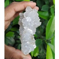 Langer Natürlicher Druizy/Druisy Apophyllite Kristall Qualität Super Tiny Apophyllite Wächst Auf Calcit Schöne von RakhamaExportsIN