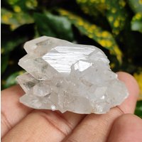 Multi Points Natürliche Schöne Qualität Weißer Apophyllit Kristall Mit Stilbit/Stillbite Am Unteren Bereich Feine Apophylit von RakhamaExportsIN