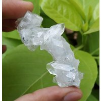Natürlicher Stalaktit Weiß Apophyllite Kristall Qualität Natürlich Auf Druizy Matrix Weißer Apophyllite von RakhamaExportsIN