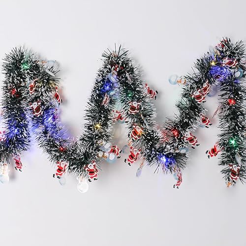 Weihnachtsgirlanden für Weihnachten,Weihnachtsbaum Girlande Deko,Weihnachtsgirlande 1m,Wichtelhaus Weihnachtsdeko,Weihnachts Girlande für Innen,Batterien Nicht im Lieferumfang Enthalten Weihnachtsgirlanden für Weihnachten,Weihnachtsbaum Girlande Deko,Weihnachtsgirlande 1m,Wichtelhaus Weihnachtsdeko,Weihnachts Girlande für Innen,Batterien Nicht im Lieferumfang Enthalten von Rakiuty