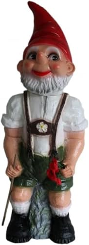 0725 Rakso XXL Gartenzwerg Seppel 80 cm PVC Zwerg Garten Zwerg Figur von RAKSO