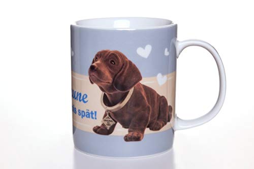 Tasse Porzellan mit Aufdruck des Original Wackeldackels von Rakso Oskar Schneider GmbH & Co. KG