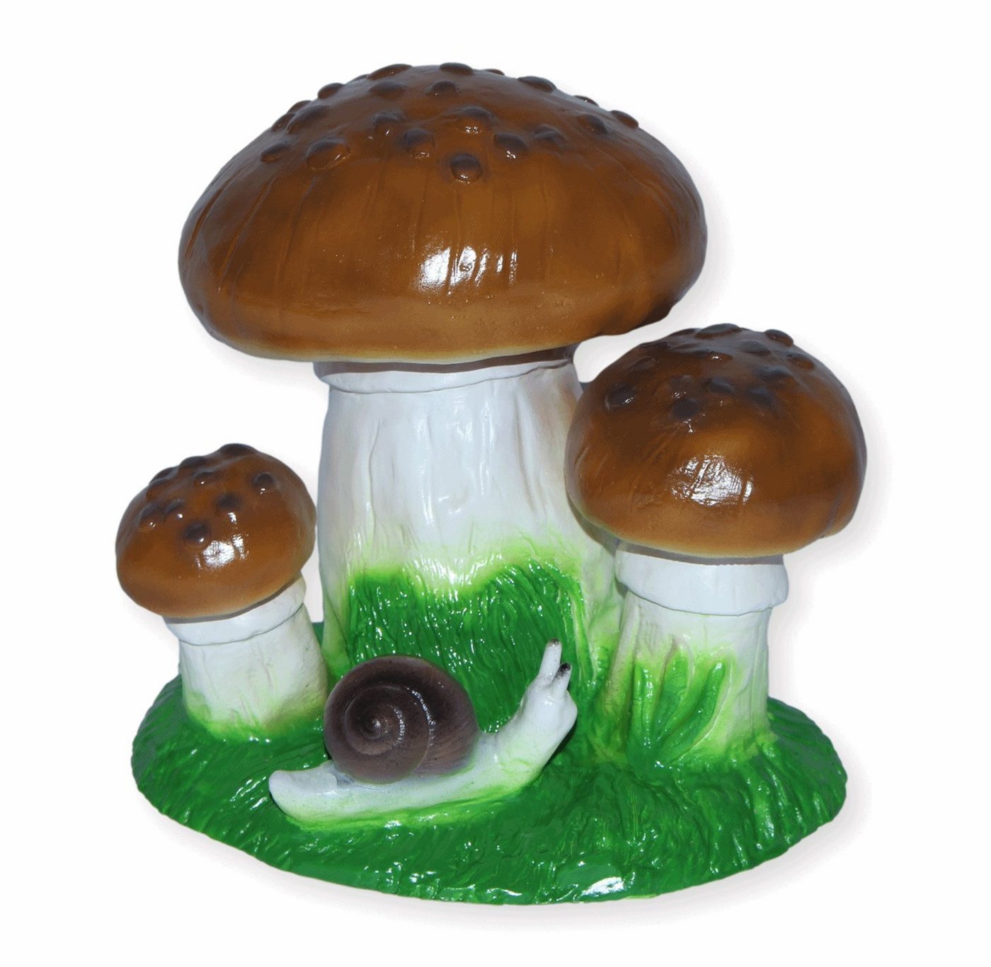 Rakso Oskar Schneider GmbH Dekofigur Dekofigur drei Pfifferlinge Pilze mit Schnecke H 15 cm Gartendeko Rakso Oskar Schneider GmbH Dekofigur Dekofigur drei Pfifferlinge Pilze mit Schnecke H 15 cm Gartendeko von Rakso Oskar Schneider GmbH