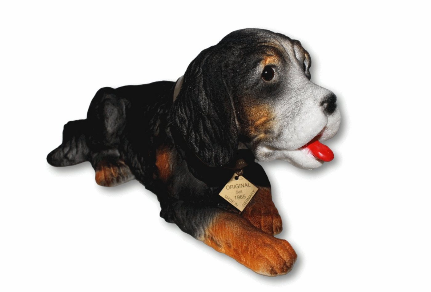 Rakso Oskar Schneider GmbH Dekofigur Wackel Figur Hund Berner Sennenhund Wackelfigur H 14 cm groß Dekofigur mit Wackelkopf von Rakso Oskar Schneider GmbH