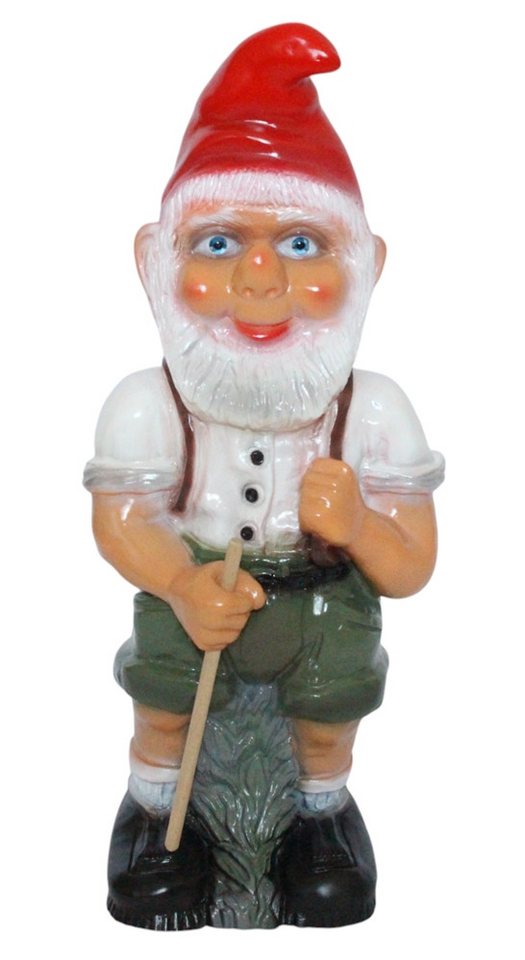 Rakso Oskar Schneider GmbH Gartenzwerg Gartenzwerg Seppel Wanderer Zwerg stehend H 50 cm Figur Kunststoff von Rakso Oskar Schneider GmbH