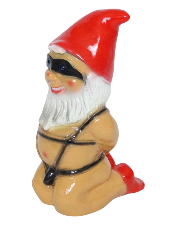 Rakso Oskar Schneider GmbH Gartenzwerg Gartenzwerg Unterwürfig gegenüber Domina Zwerg Höhe 25 cm Zwergenfigur von Rakso Oskar Schneider GmbH