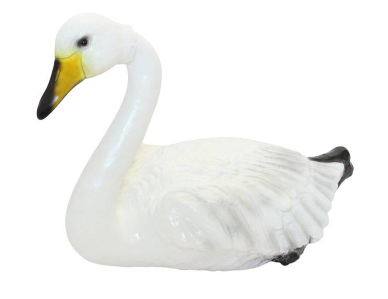 Rakso Oskar Schneider GmbH Tierfigur Schwan schwimmend Länge 52 cm Teichfigur & Gartenfigur aus Kunststoff von Rakso Oskar Schneider GmbH