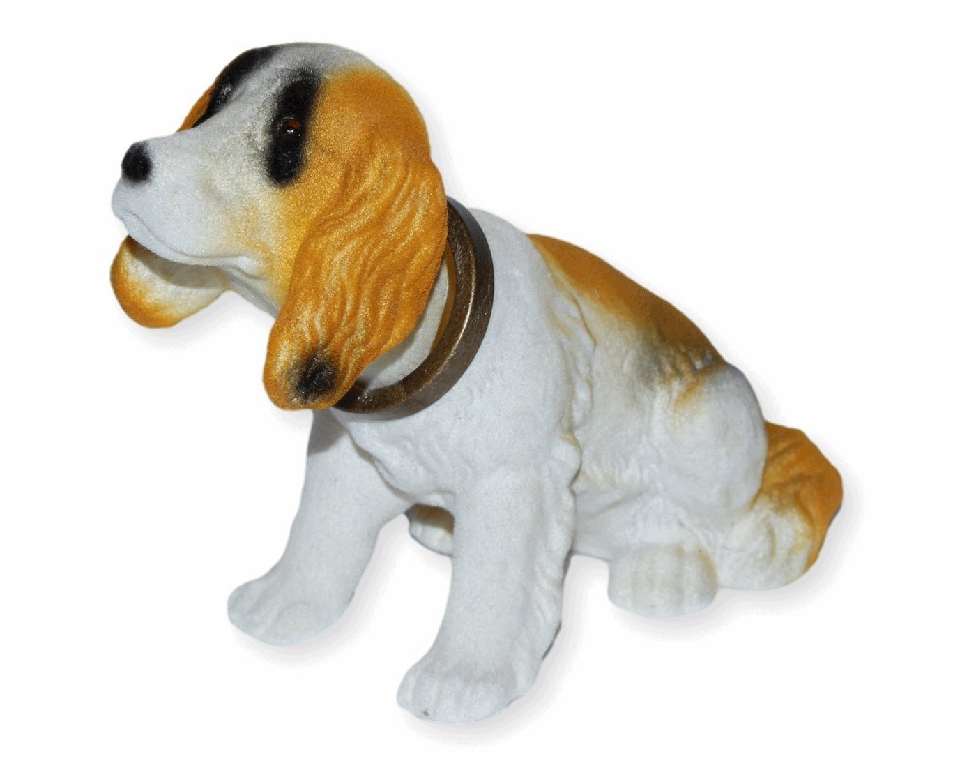 Rakso Oskar Schneider GmbH Tierfigur Wackelfigur Hund Bernhardiner H 13 cm klein Dekofigur mit Wackelkopf von Rakso Oskar Schneider GmbH