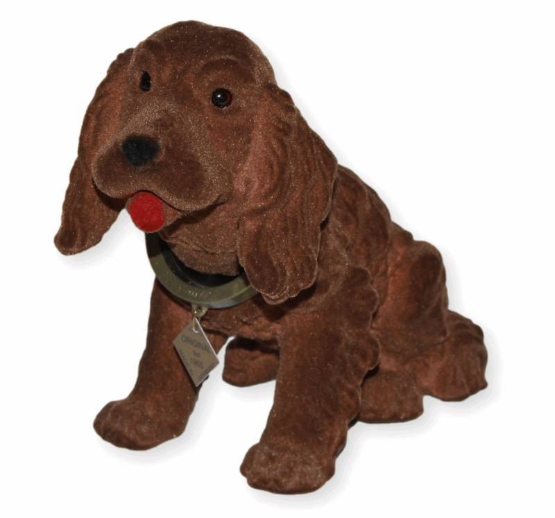 Rakso Oskar Schneider GmbH Tierfigur Wackelfigur Hund Cocker Spaniel H 19 cm groß Figur mit Wackelkopf von Rakso Oskar Schneider GmbH