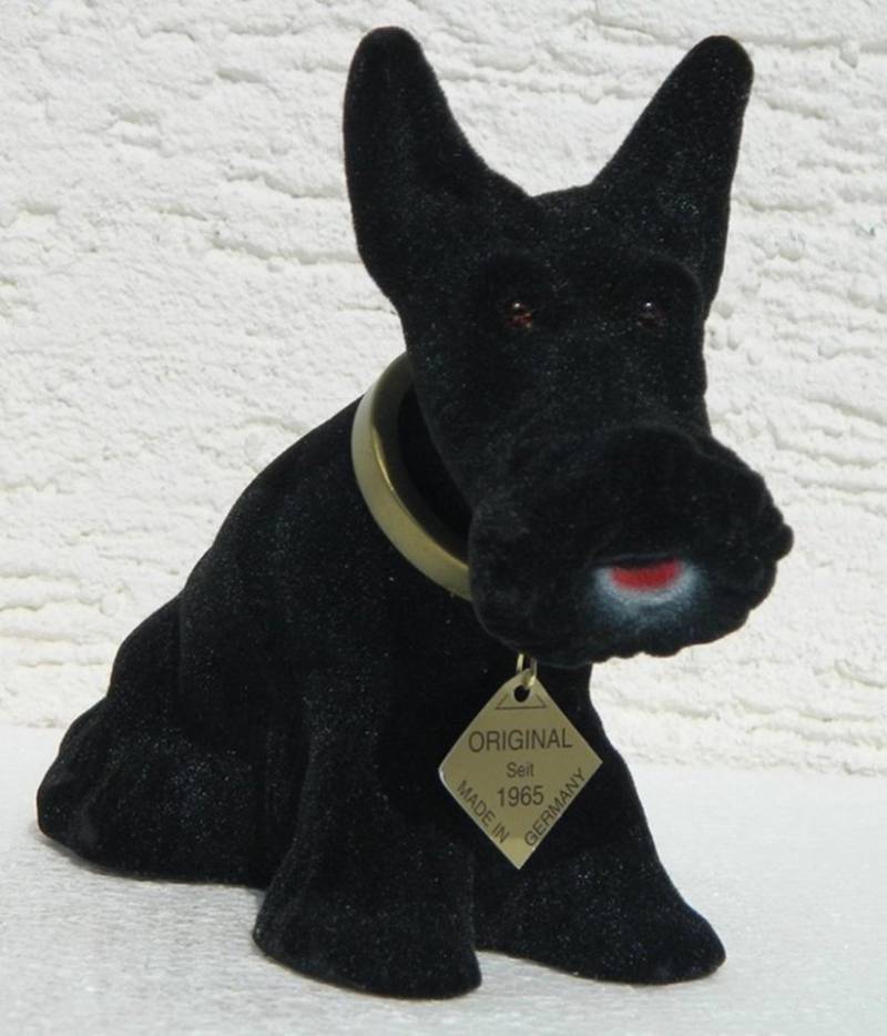 Rakso Oskar Schneider GmbH Tierfigur Wackelfigur Scottish Terrier H 13,5 cm schwarz Figur mit Wackelkopf von Rakso Oskar Schneider GmbH