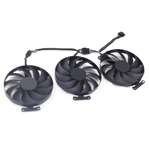 RAKSTORE Graphics Card Cooling Fan Compatible with ASUS TUF RTX 4070 Ti RTX4070Ti Super Quiet Cooler Fan (3Pcs) von Rakstore
