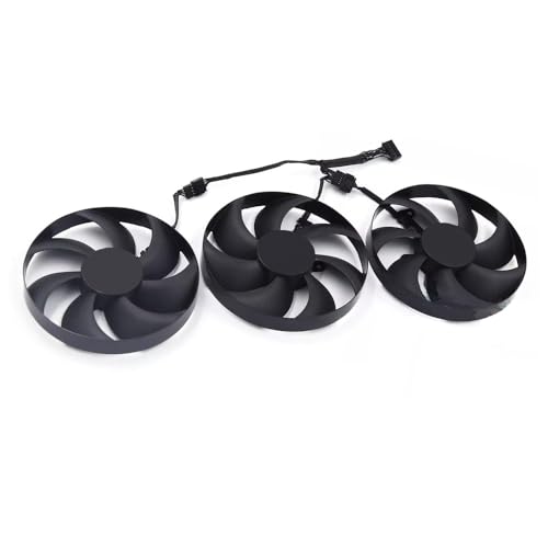 RAKSTORE Graphics Card Cooling Fan Compatible with ASUS TUF RTX 4080 4080S RTX 4090 Quiet Cooler Fan (3Pcs) von Rakstore