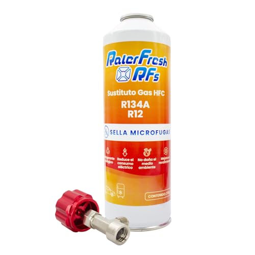 Ralerfresh RFs organisches Kühlgas für Klimaanlagen, entspricht 650 g, Ersatz für die Gase R134a und R12 (RFs + Schlüssel) von Ralertreik