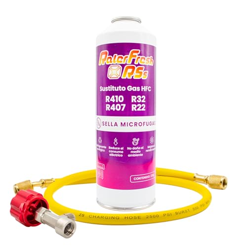 Ralerfresh RS - Gas-Ersatz für R410, R32, R407 und R22, organisches Kühlgas für Klimaanlagen, ökologisch, effizient, schnelles Aufladen (RSS-Flasche + Schlauch) von Ralertreik