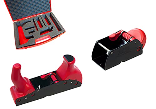 RALI Handholzhobelset für Holzbearbeitung | 1 Koffer mit 220 Monobloc & 105 Monobloc, Handhobelset mit sofortiger Klingentiefeneinstellung, automatischer Klingenausrichtung von Rali