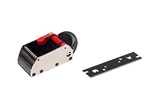 RALI 105 Evolution N Handhobel mit 4 wendbaren Doppelschnittklingen | Handhobel für die Holzbearbeitung mit Tiefeneinstellung der Klinge, automatische Klingenausrichtung von Rali