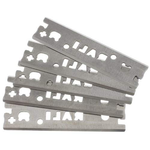 Rali 4406 Wendemesser Breite 48 mm Hobel 220 und 105 (10 Stück), Silber von Rali